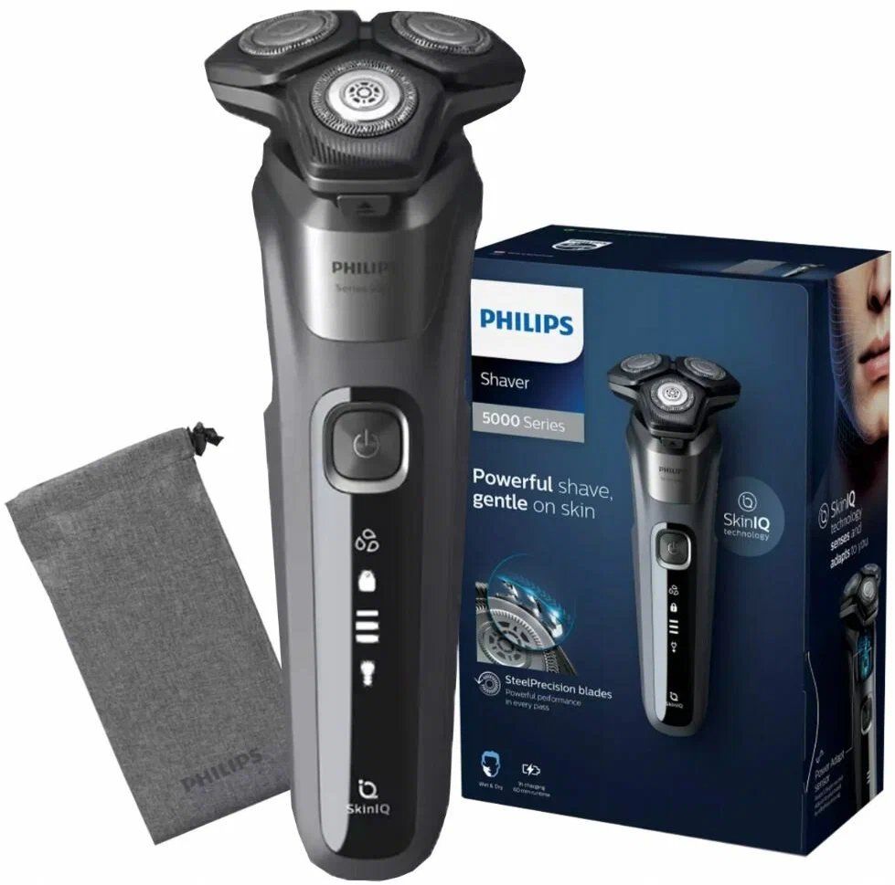 Philips Электробритва S5887/10, черный, серый