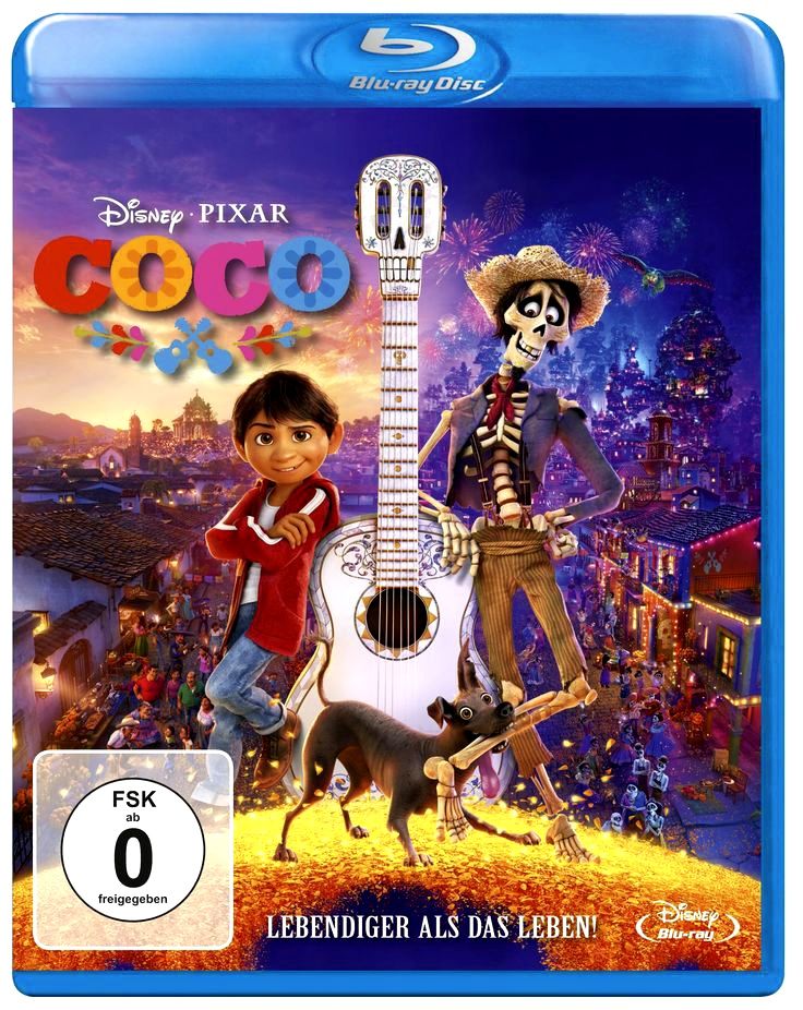 Disney Pixar. Тайна Коко. Blu-ray. Мультфильм 2017 года. Семейный, приключения, комедия, музыка, фэнтези.