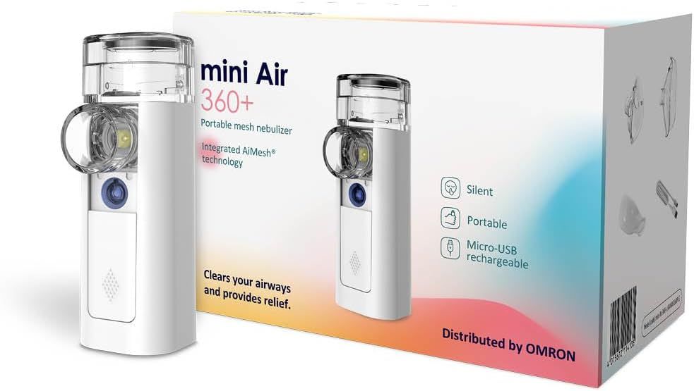 ИнгаляторультразвуковойOMRONMiniAir360+MINIAIR360P-E