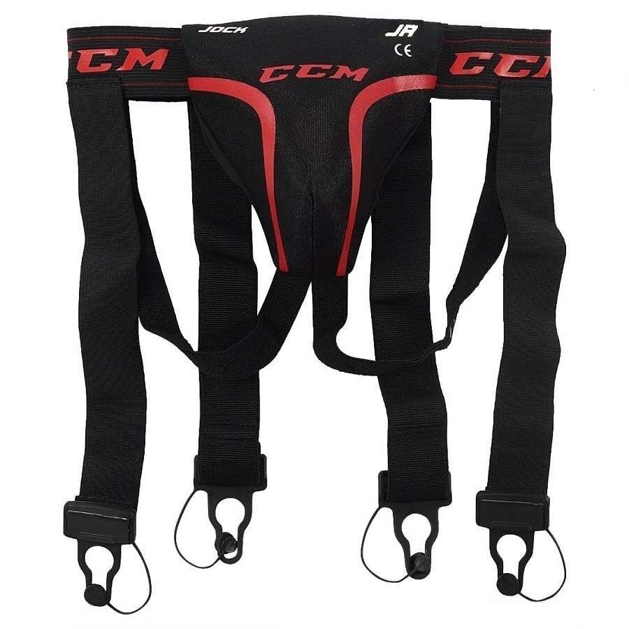 Защита паха + пояс для гамаш CCM JOCK COMBO Jr