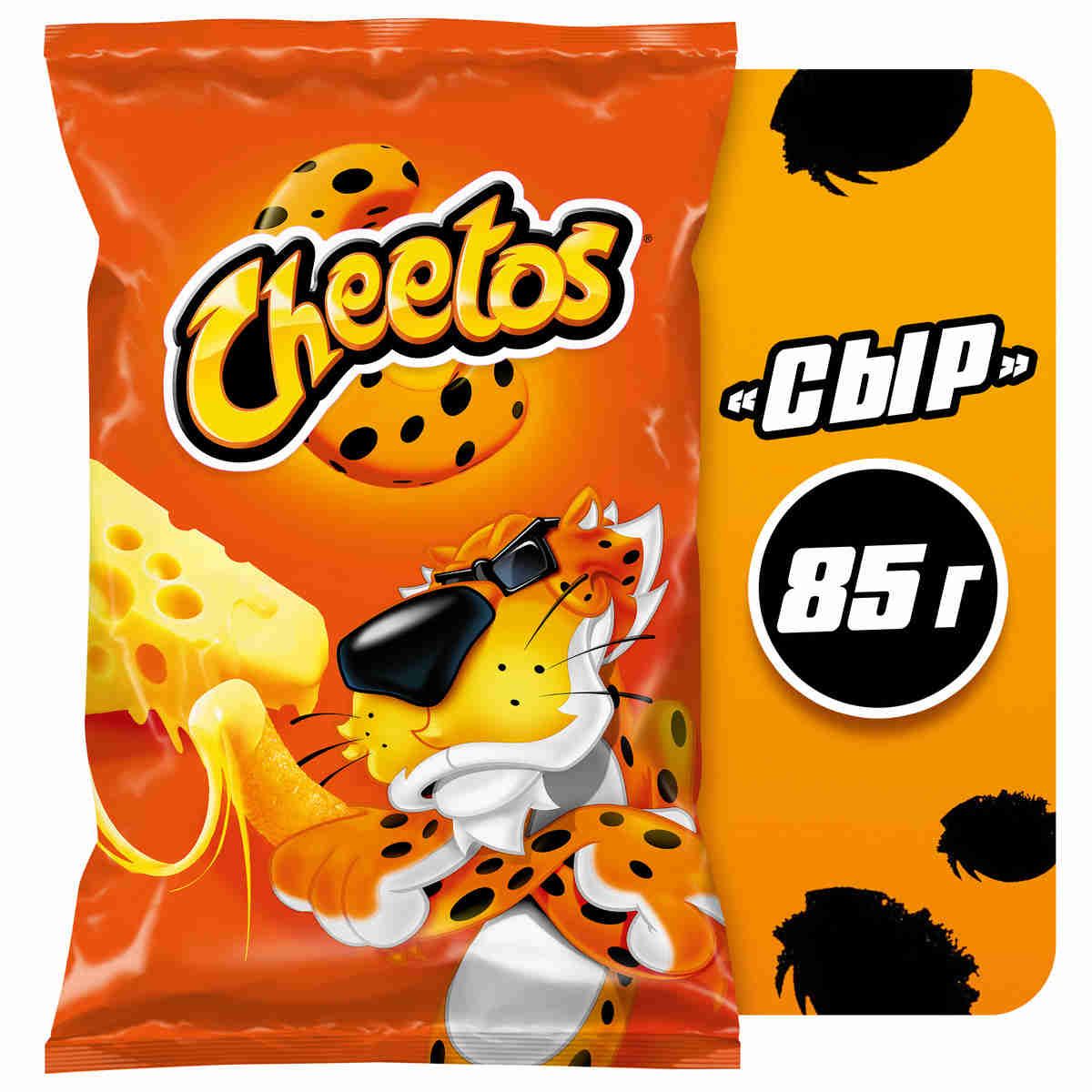 Кукурузные снеки Cheetos со вкусом сыра, 85 г