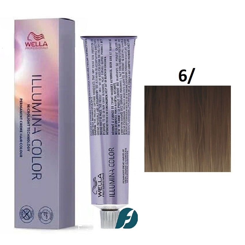 Wella Professionals Illumina Color 6/ Крем-краска для волос - Семный блонд, 60мл