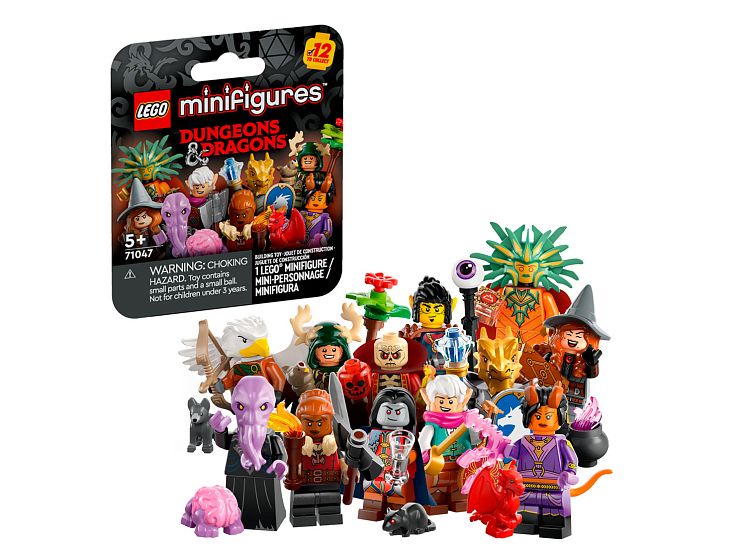 Конструктор LEGO Minifigures Dungeons & Dragons 71047 , 1 случайная минифигурка