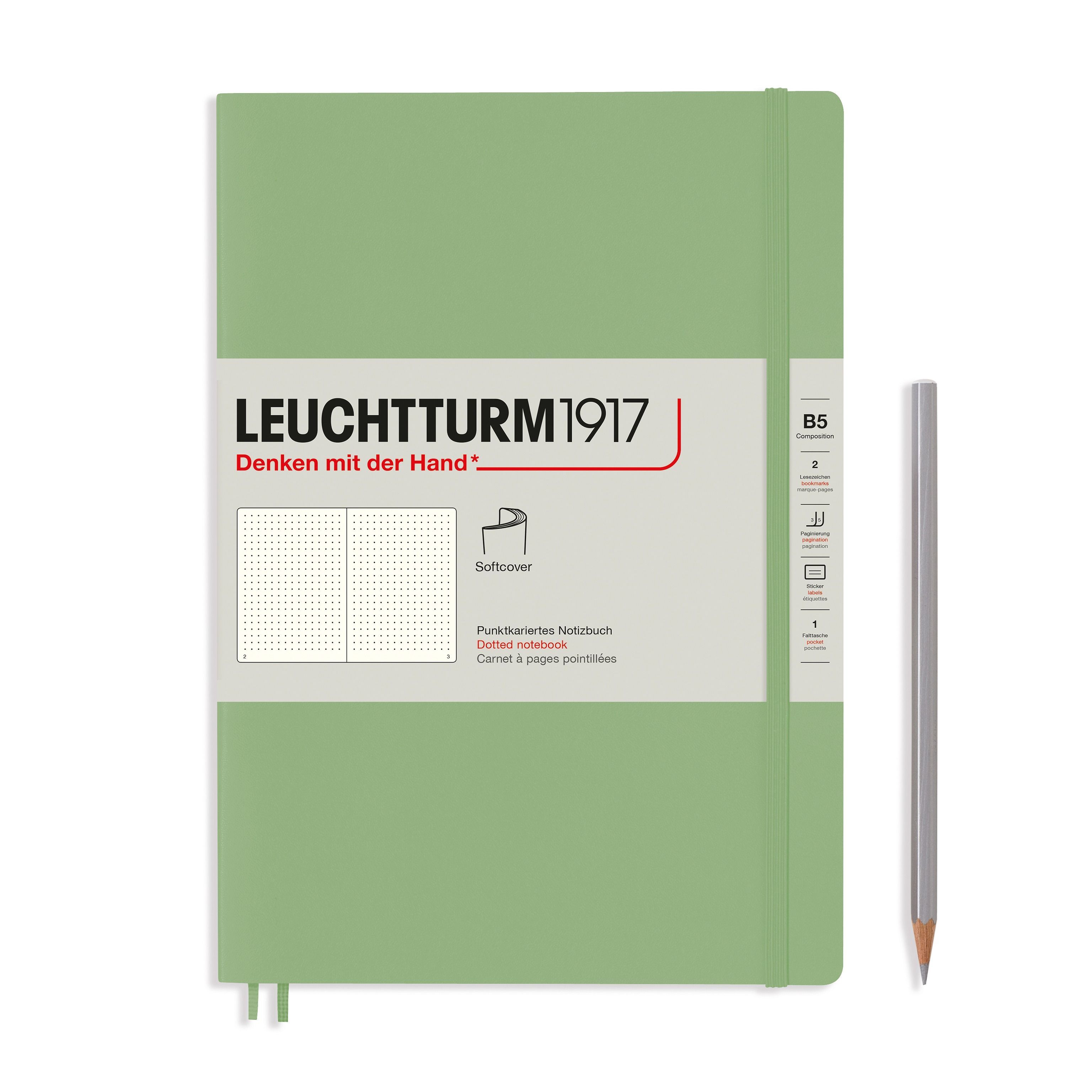 Leuchtturm1917 Записная книжка B5 (17.6 × 25 см), листов: 60