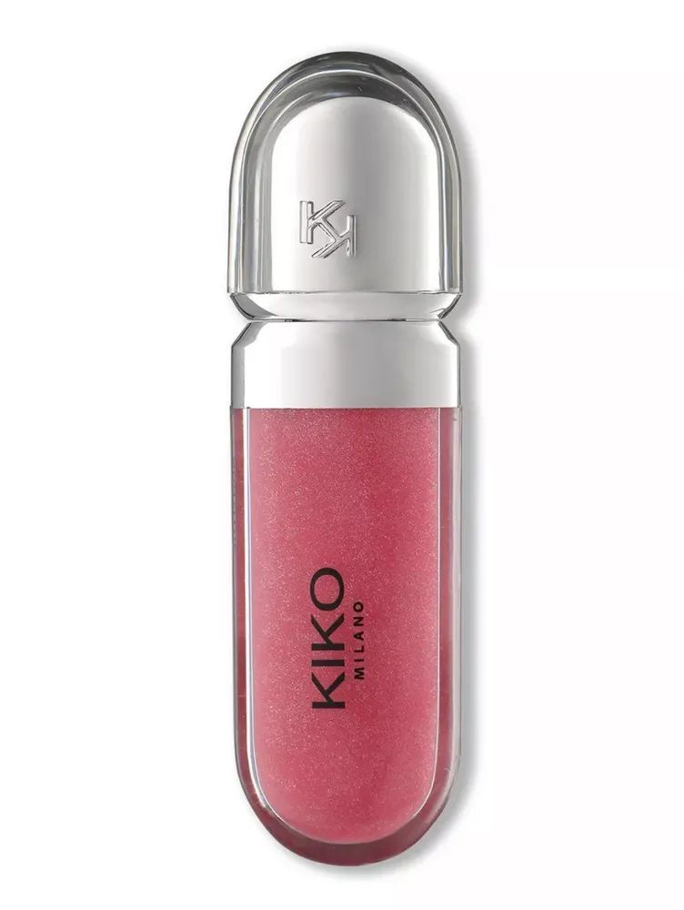 №26 Блеск для губ розовый KIKO Milano с 3D эффектом