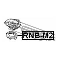 Подшипник опоры стойки RENAULT MEGANE II 2002.02-2012.06 EU переднего амортизатора RNB-M2 FEBEST FEBEST RNB-M2