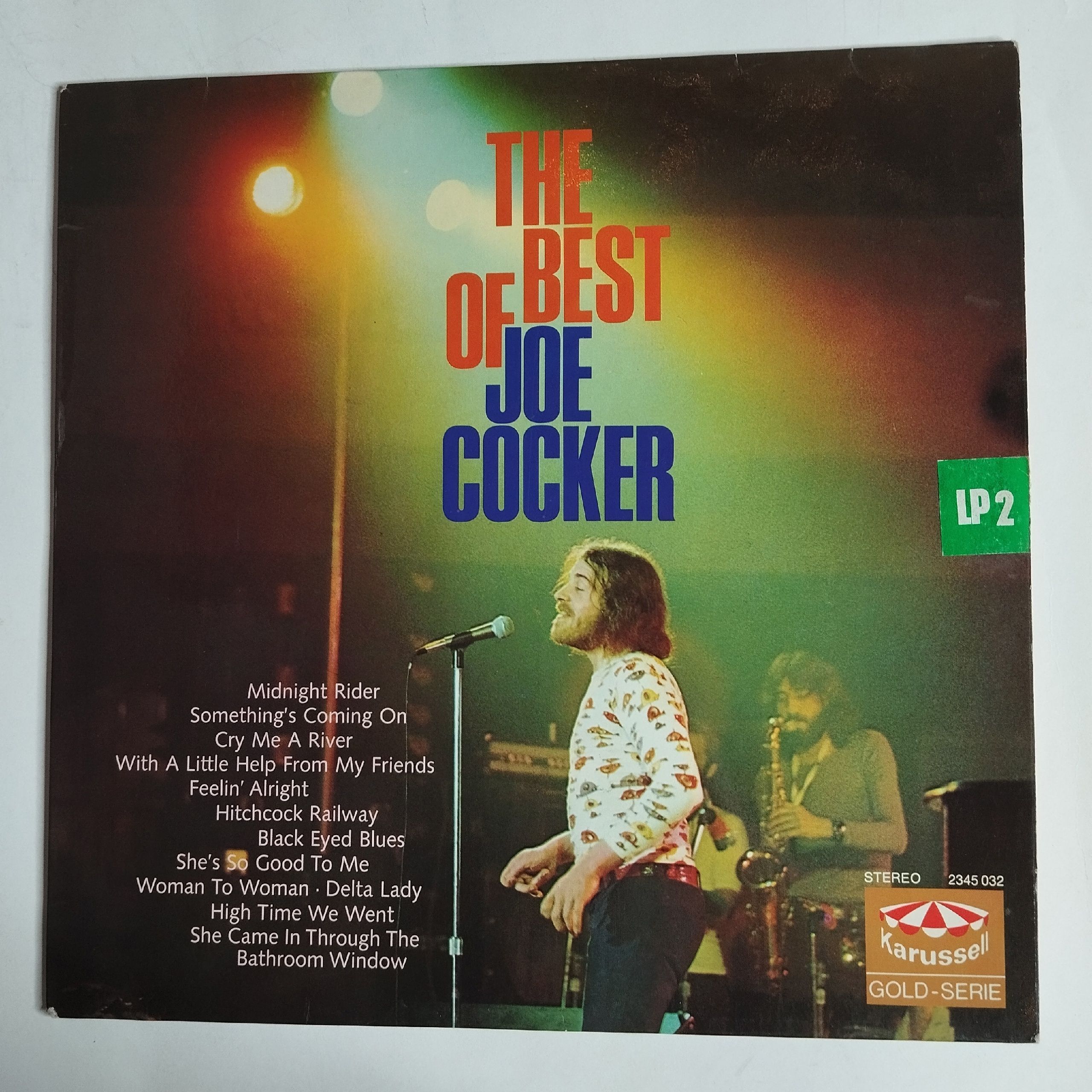 Винтажная виниловая пластинка LP The Best Of Joe Cocker (Germany 1974)