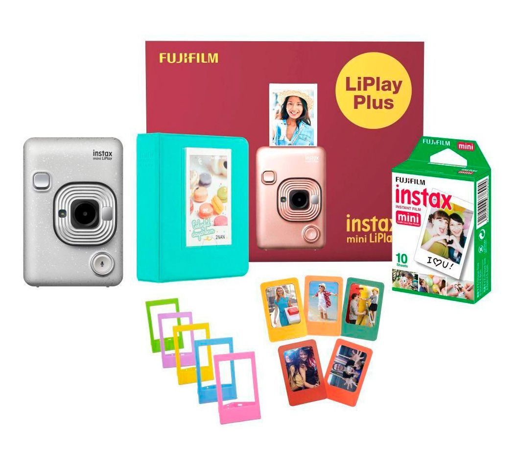 Фотоаппарат моментальной печати Fujifilm Instax MINI LiPlay Plus, белый