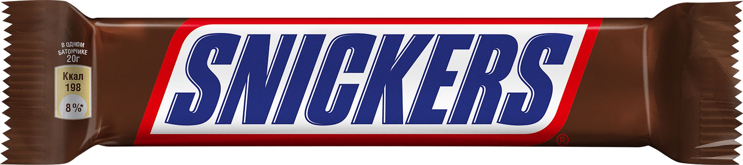 Батончик шоколадный SNICKERS, 20г