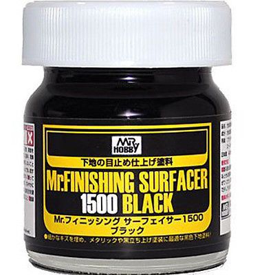 Грунтовка MR.FINISHING SURFACER 1500 BLACK