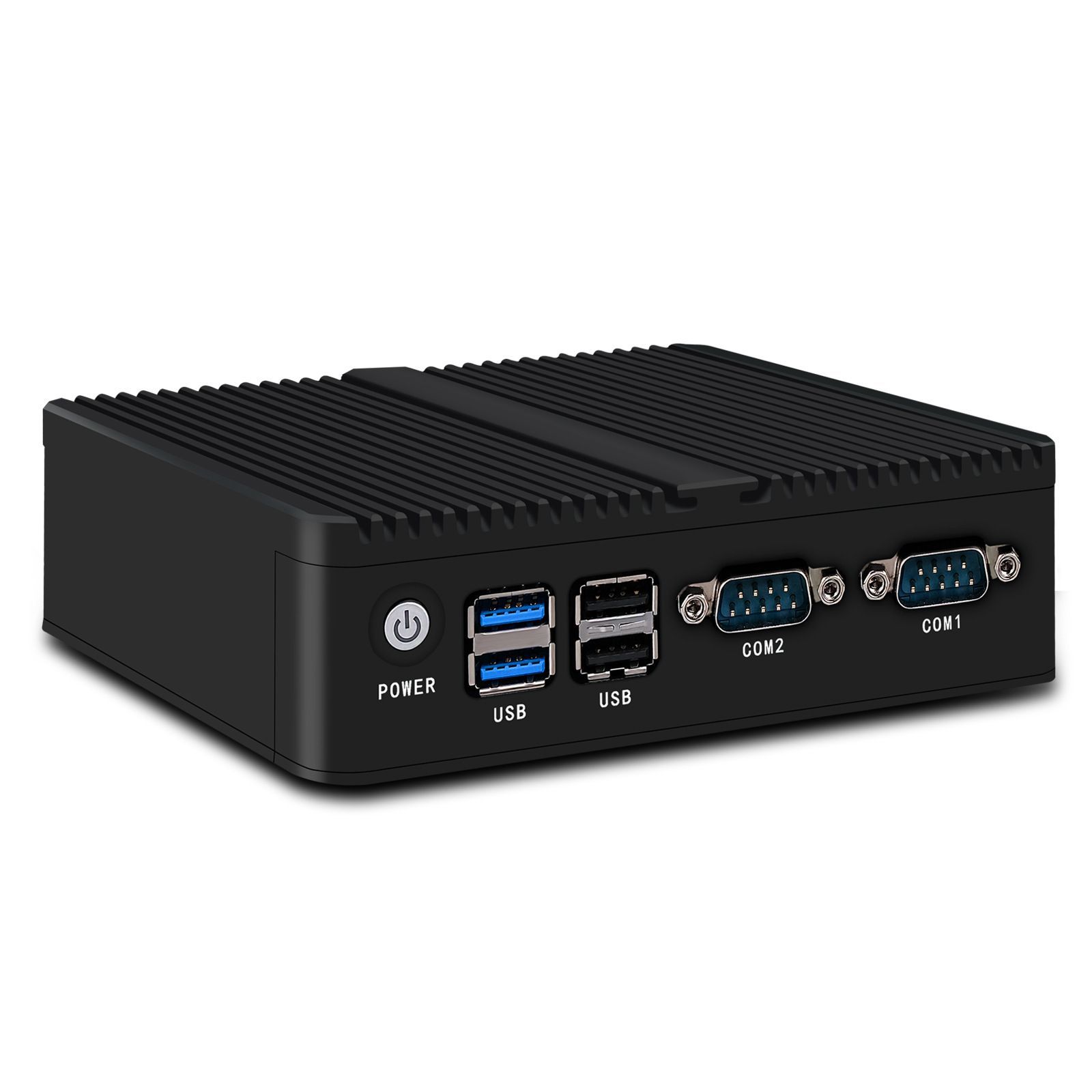 Мини-ПКМинипромышленныйПК,HD/VGA/2RJ45GigabitEthernet/DualBandWi-Fi/BT4.0/2RS232Com-порта/VES(IntelCeleronN2840,RAM4ГБ,SSD128ГБ,IntelUHDGraphics,Windows10Pro),B5-2840,черный