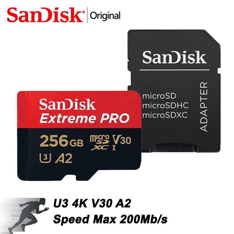 SanDisk Карта памяти Extreme PRO 256 ГБ  (SDSQXCD-256G)