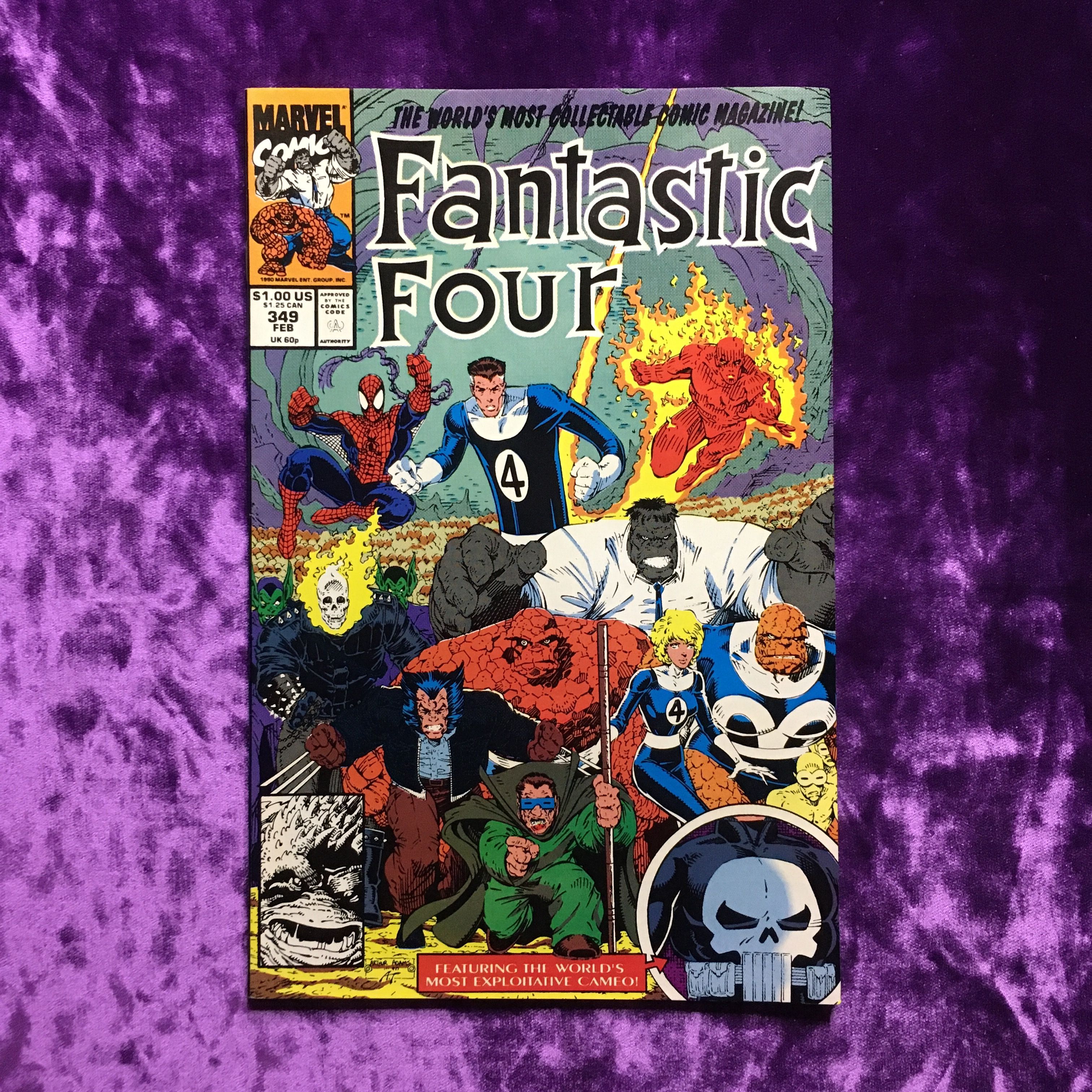 Fantastic Four. Eggs Got Legs. Vol. 1 No 349 FEB 1991. Оригинальный комикс на английском языке