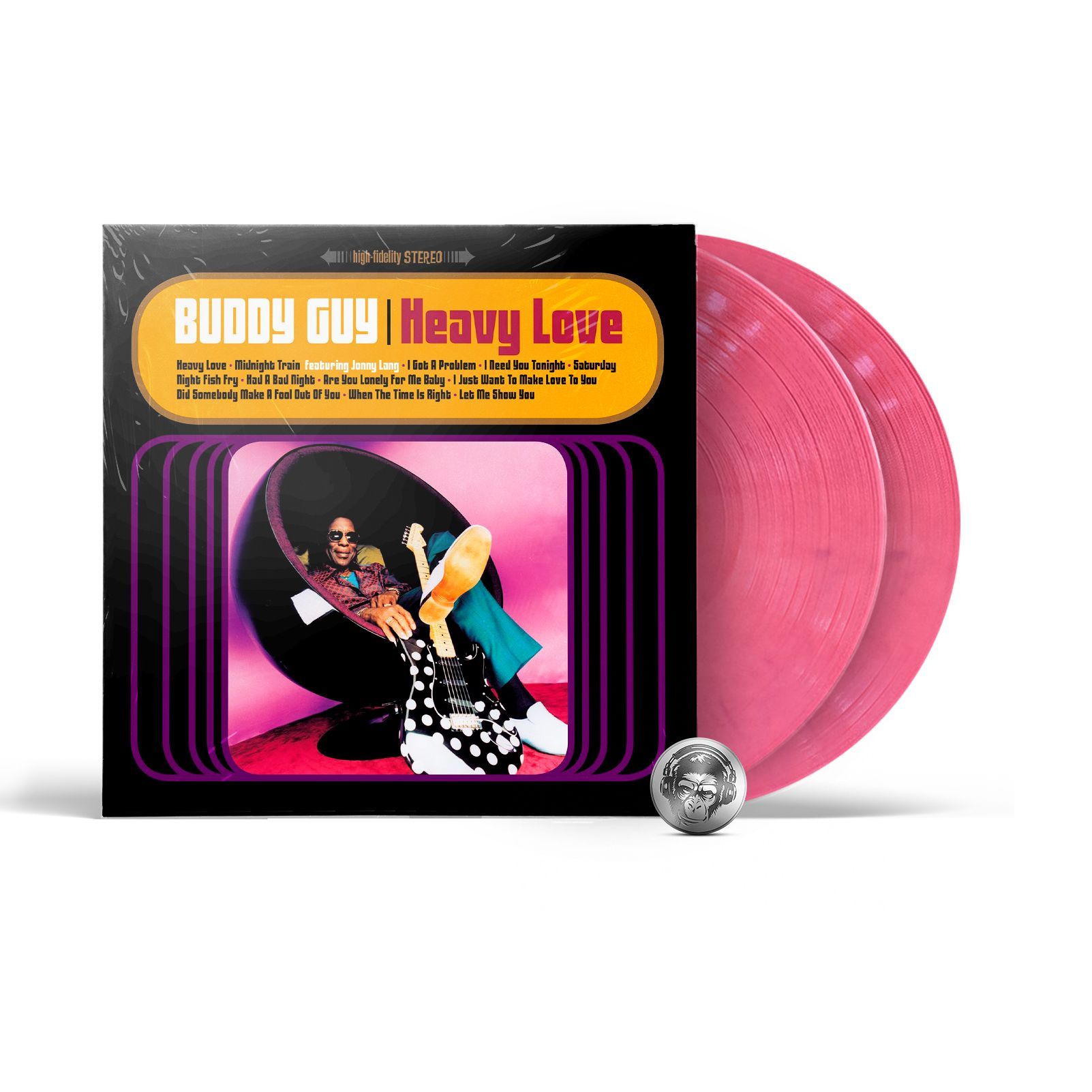 Виниловая пластинка Buddy Guy - Heavy Love (coloured) (2LP) 2023 Music On Vinyl Pink Purple Marbled Gatefold Limited Edition