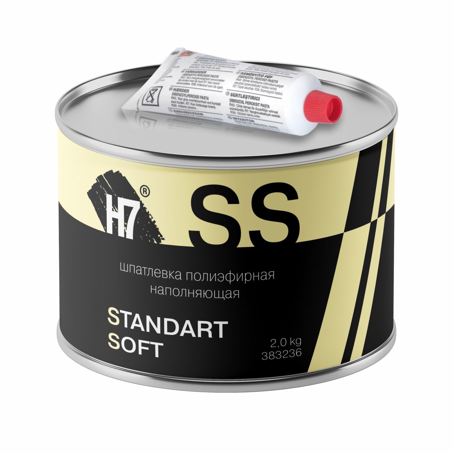 Шпатлевка полиэфирная наполняющая Standart Soft, 2 кг