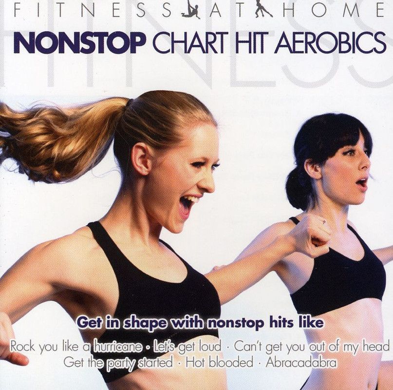 2CD EU импорт Fitness At Home, Nonstop Chart Hit Aerobics, Новый, запечатанный