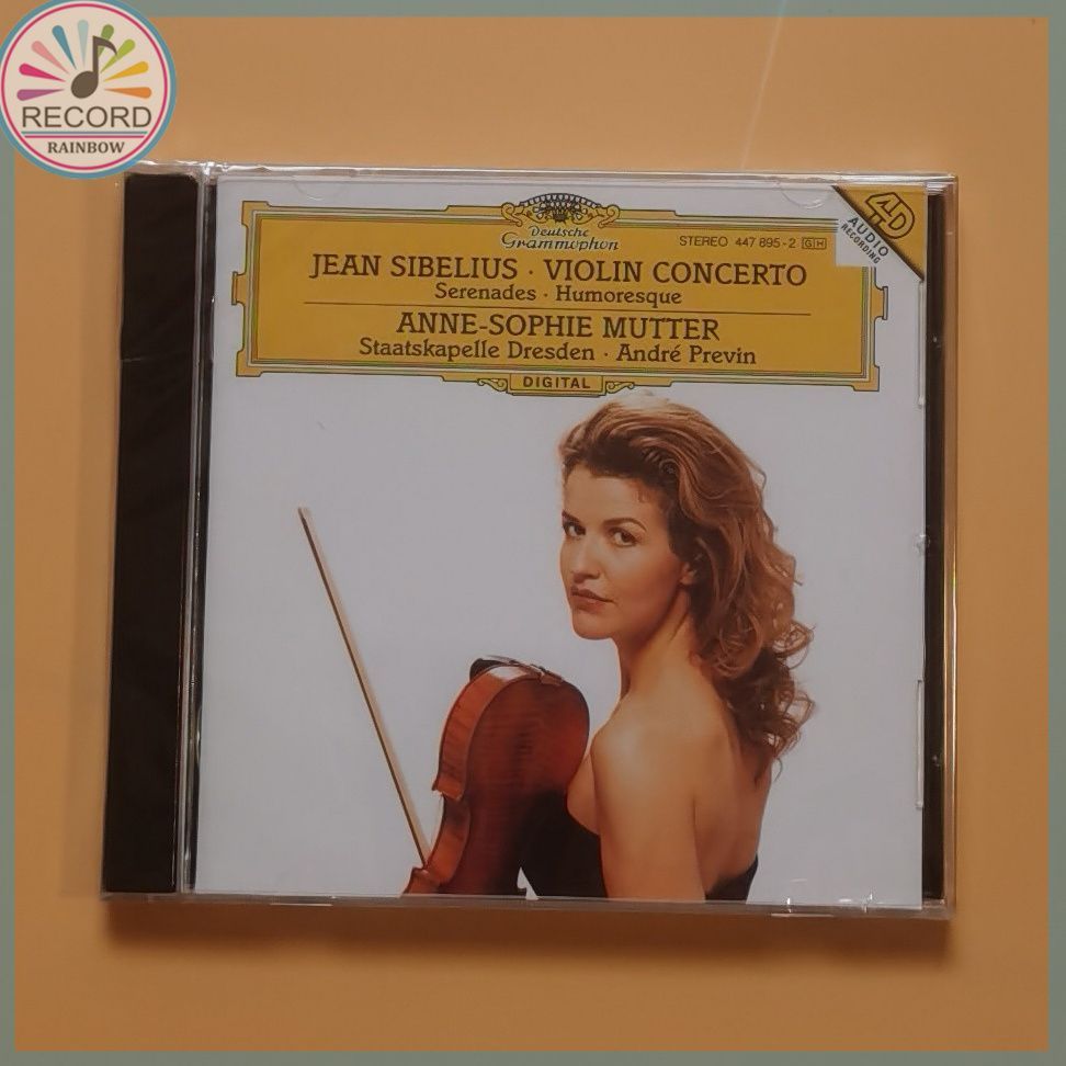 Jean Sibelius Violin Concerto 1865 1957 Anne Sophie Mutter CD настоящий Герметичная упаковка совершенно новый