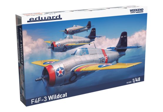 84193 Eduard Самолет F4F-3 Wildcat (Weekend) 1/48