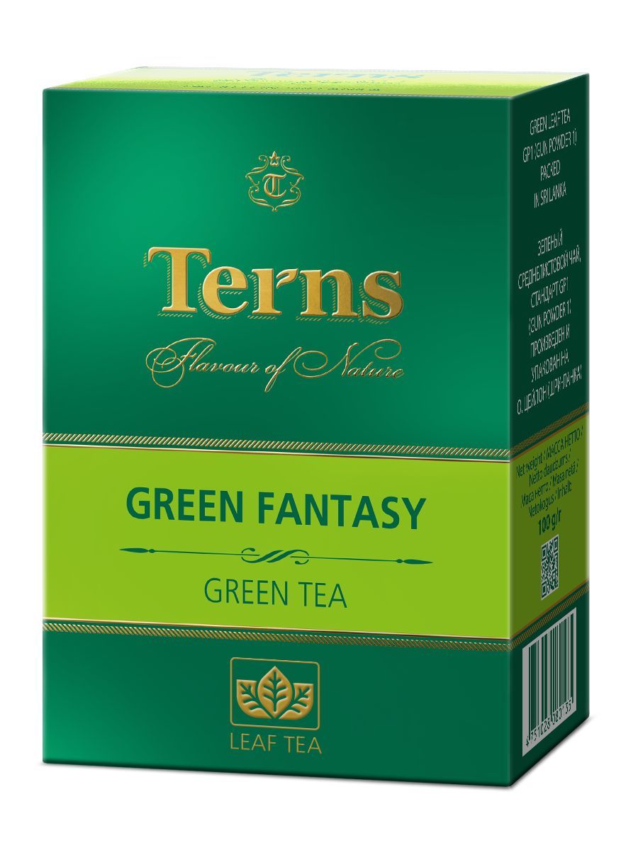 Terns "Green Fantasy" чай зеленый листовой, 100 г