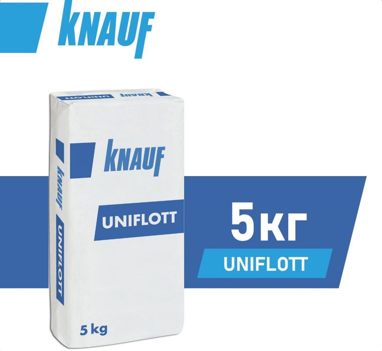 Шпаклевка Кнауф Унифлотт (Knauf Uniflott) 5 кг