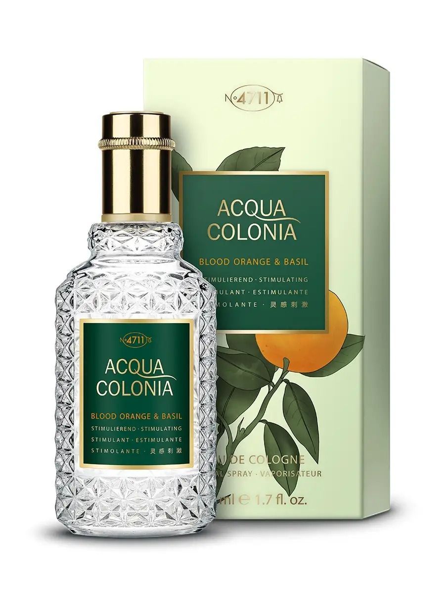 MAURER & WIRTZ 4711 ACQUA COLONIA BLOOD ORANGE & BASIL одеколон 170мл