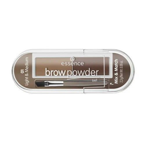 ESSENCE Тени для бровей ESSENCE BROW POWDER SET тон 01 для блондинок