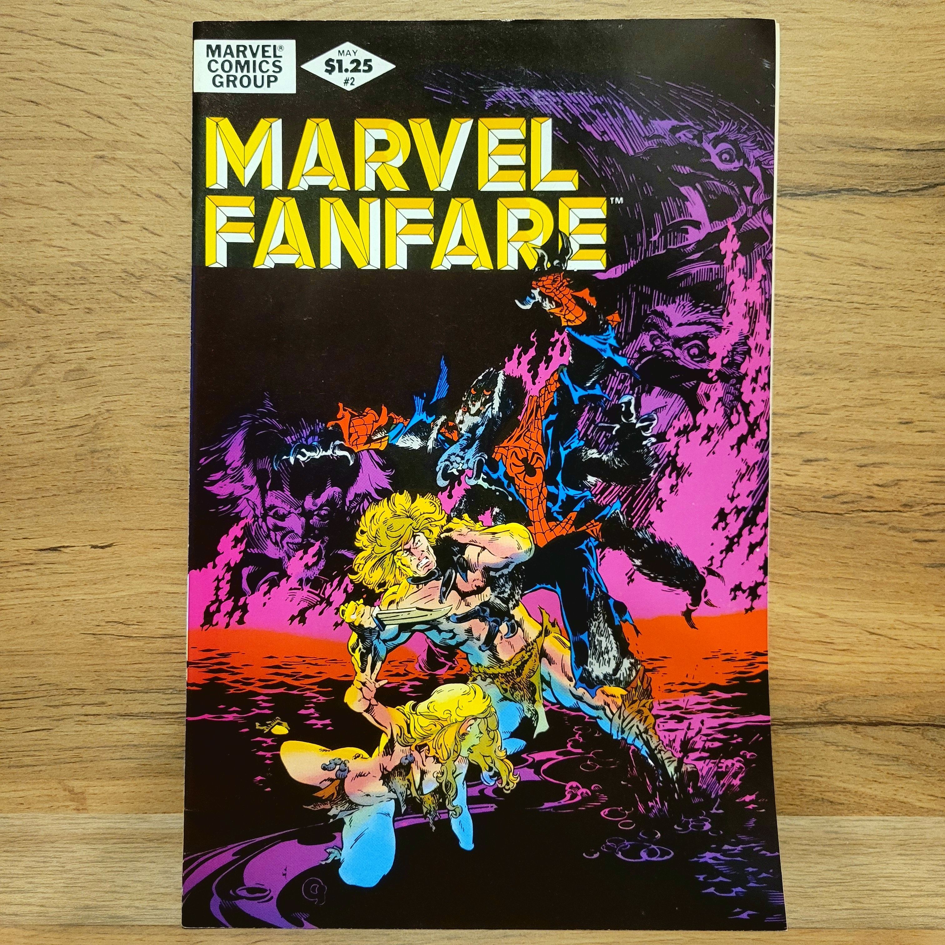 Ретро Комикс Marvel FanFare #2. 1982 Год. | Lee