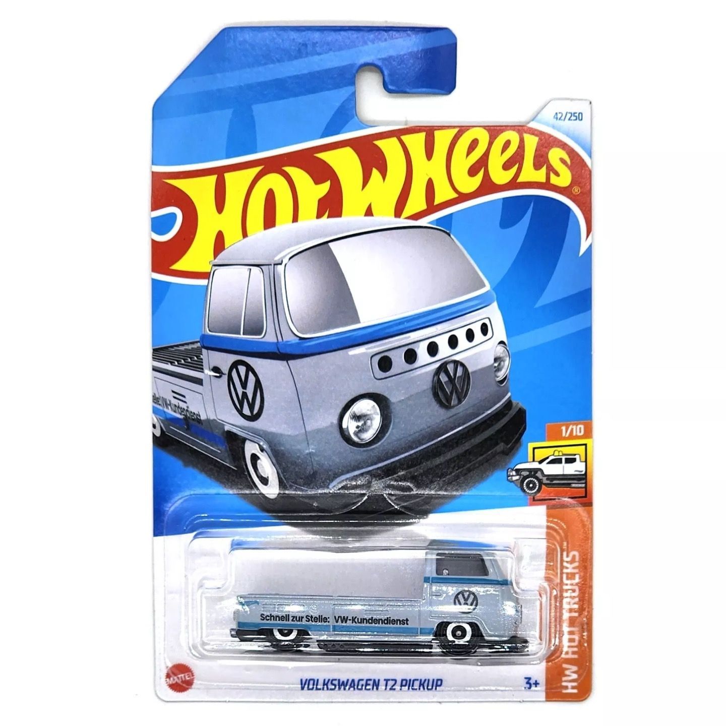 HTD04 Hot Wheels машинка металлическая игрушка коллекционная масштабная модель Volkswagen T2 Pickup Кейс 2024