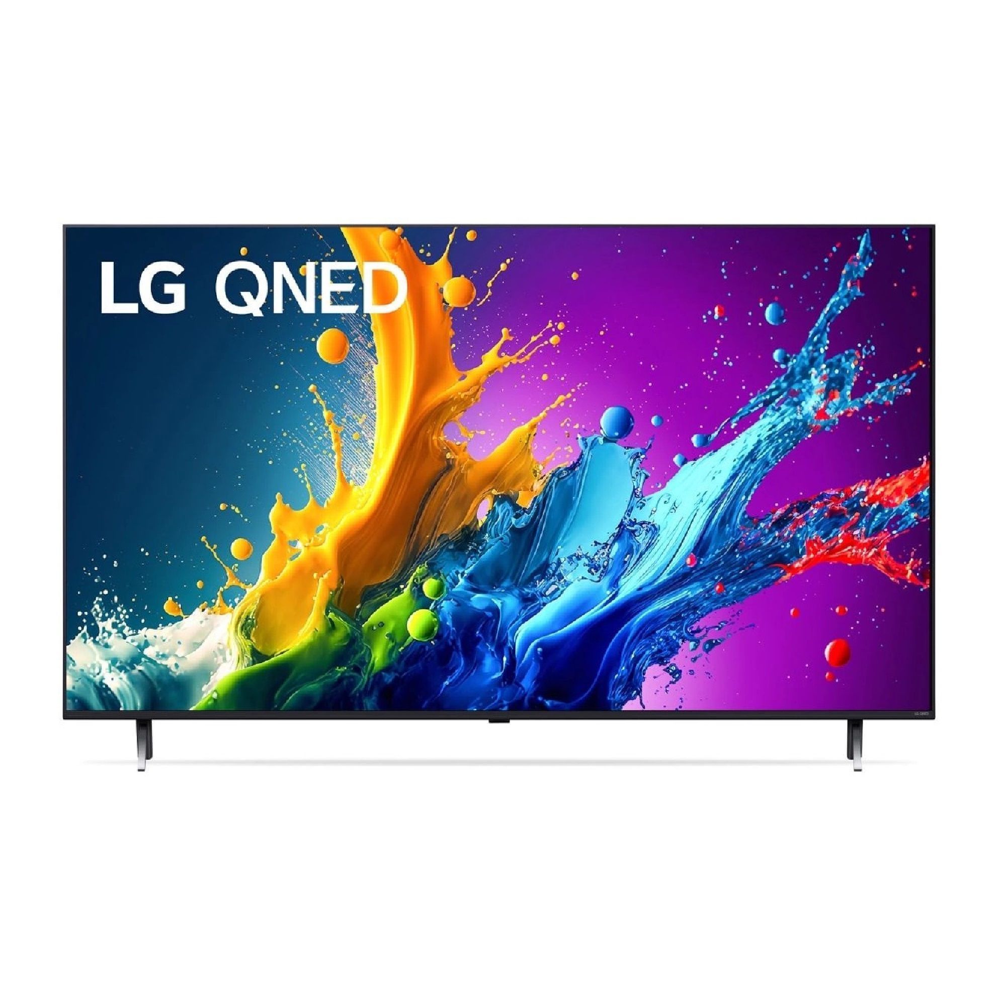 LGТелевизор43QNED80T6A.ARUB43"4KUHD,черный