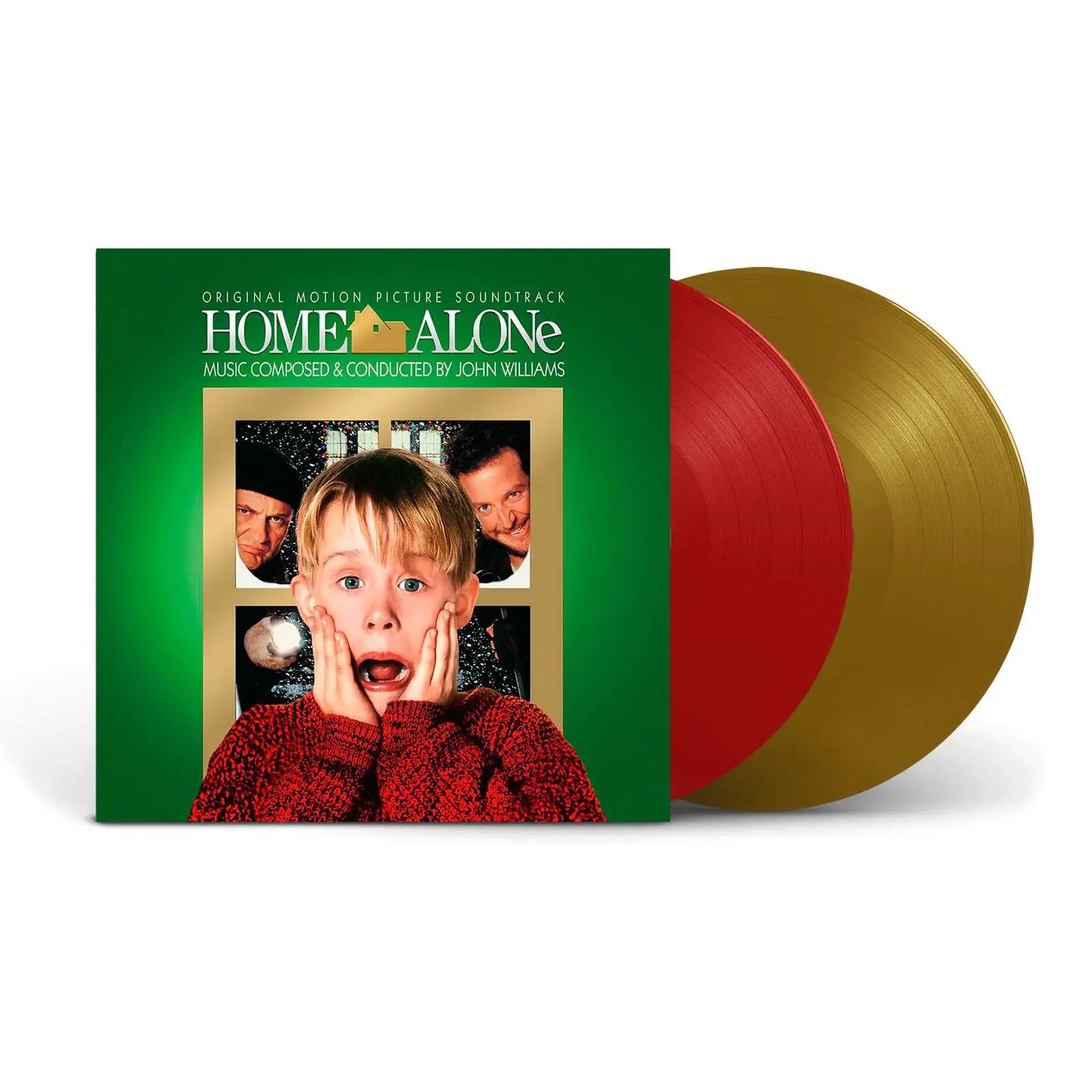 JOHN WILLIAMS - HOME ALONE ОДИН ДОМА: ORIGINAL SOUNDTRACK (LP red & gold) новогодняя виниловая пластинка