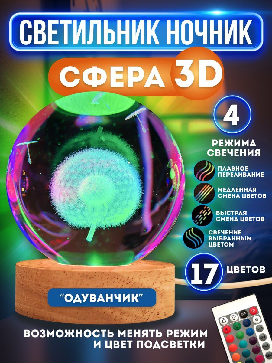 MiDi stone 3D-светильник