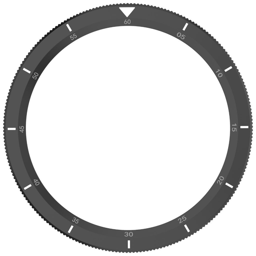 (1шт.)XiaomiWatchS4/S3универсальныйбезельизнержавеющейстали-чернаяшкала