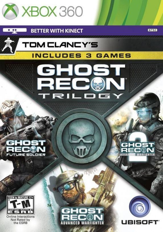 Игра Tom Clancy's Ghost Recon: Trilogy (XBox 360, Английская версия)