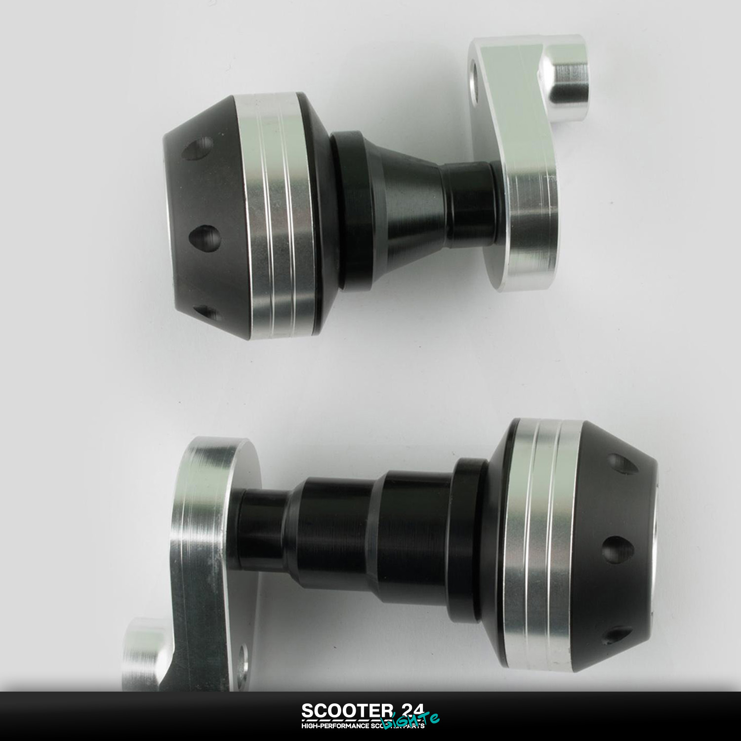 Отбойник двигателя / рамы защита для мотоцикла боковая (серебристые) "RIDE IT" слайдер для клетки