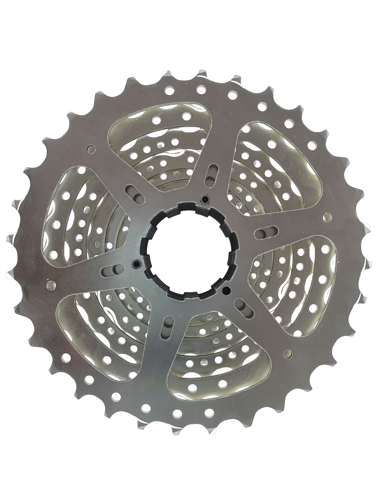 Shimano Кассета звезда задняя HG201, 9 скоростей, звезды 11-32, никелированная — Товары для велоспорта — фото 2