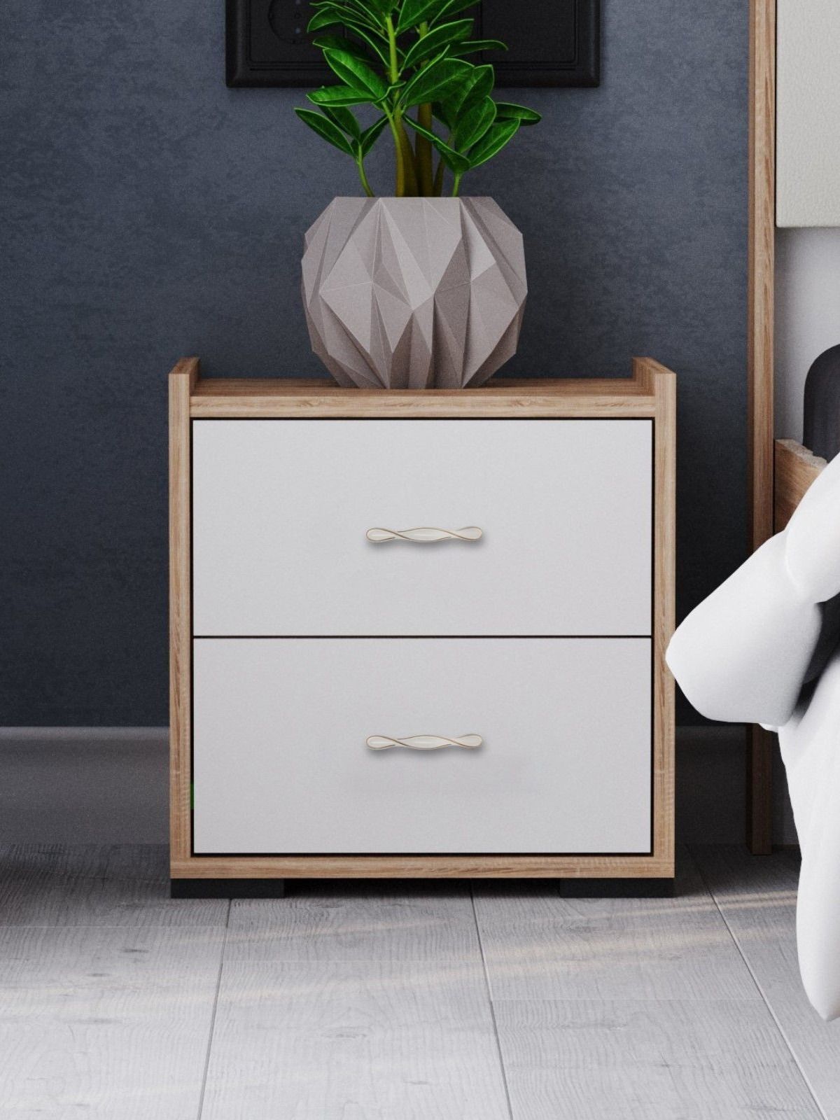 Ручка мебельная для шкафа, скоба, м/о 96 мм, металлическая