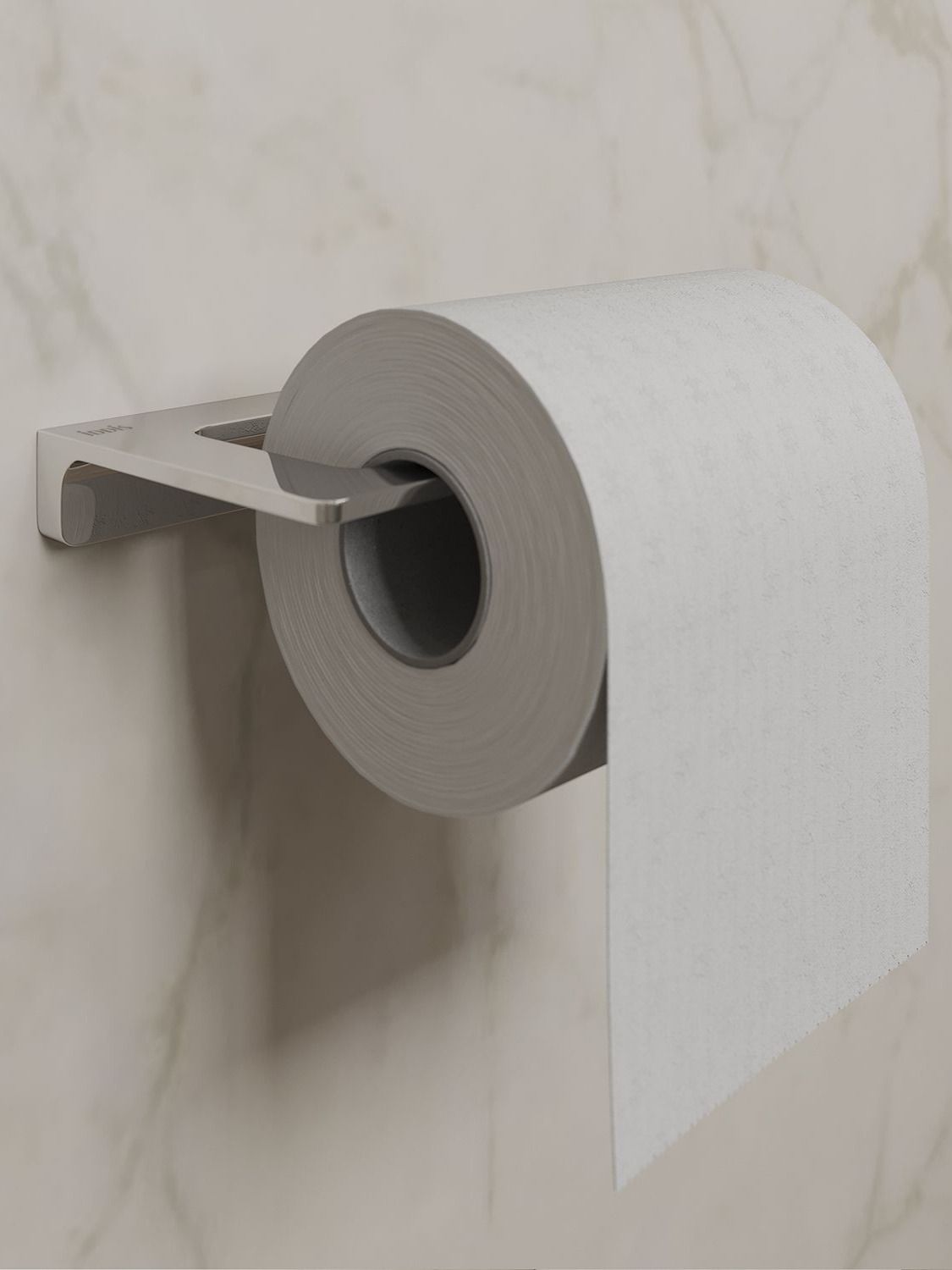 Фото товара на маркетплейсе ozon Держатель для туалетной бумаги без крышки IDDIS, сплав металлов, Slide, хром, SLISC00i43