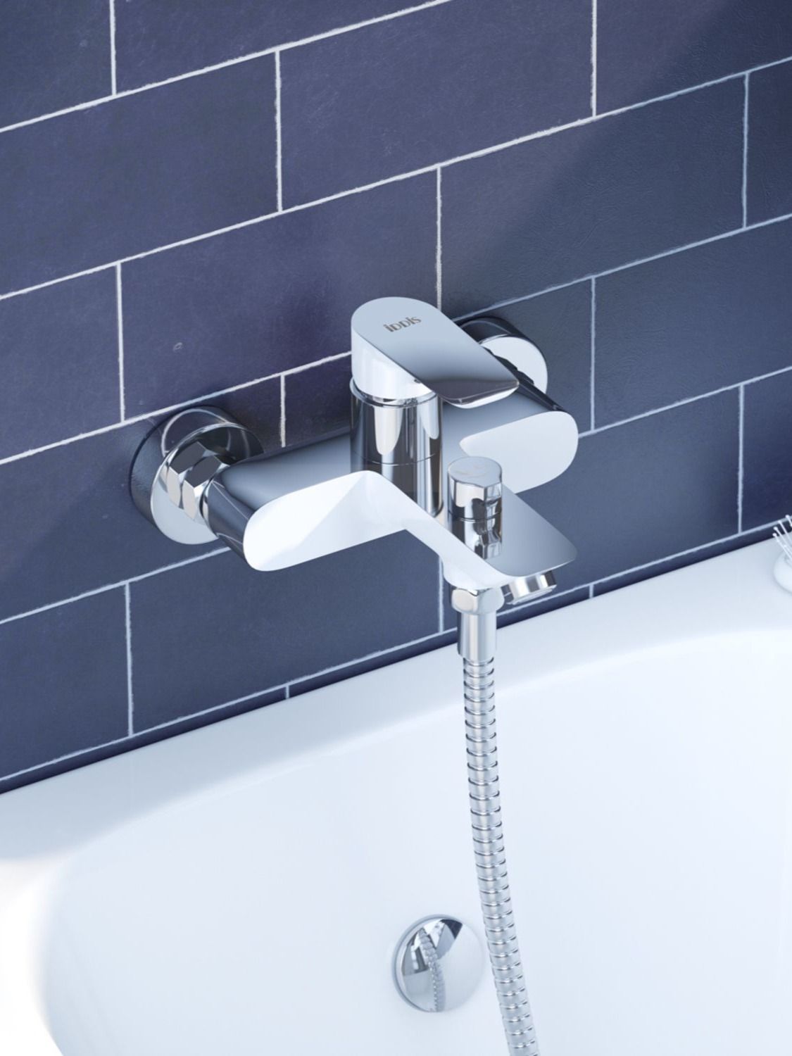 Фото товара на маркетплейсе ozon Смеситель для ванны, Cloud, IDDIS, CLOSB02i02WA