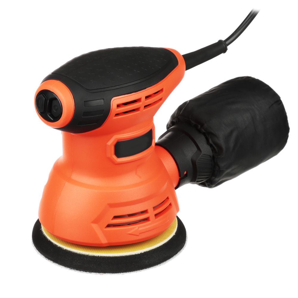 МашинашлифовальнаяэксцентрковаяУШМ-125/350,350Вт,125мм,ЕРМАК,орбитальнаяшлифмашинасетевая220