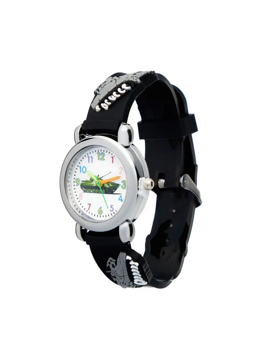 Часы наручные детские для мальчика d-2.8 см, длина 20.5 см