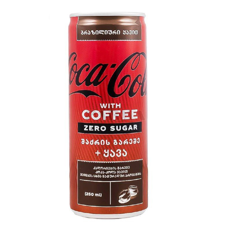 Газированный напиток Coca-Cola Coffee Zero Sugar 2 шт. 250 мл Грузия ...