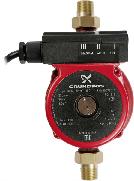 Циркуляционный насос Grundfos Насос для повышения давления Grundfos UPA ...