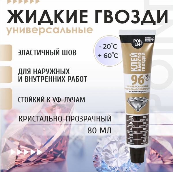 Монтажный клей Point 96 80 мл - купить по выгодным ценам в интернет ...