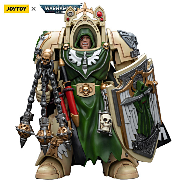 Warhammer 40k figurine 1/18 Dark Angels Deathwing Knight Master with Flail of the Unforgiven 12 cm | Liège
