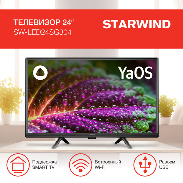 Купить телевизор STARWIND SW-LED24SG304 24" - купить с доставкой по ...