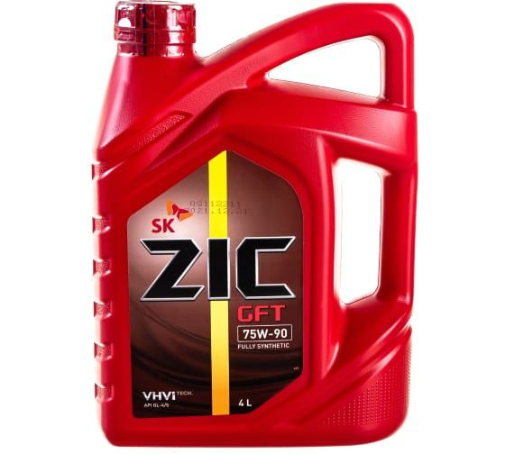 Масло трансмиссионное ZIC GFT 75W90 (4 Л) СИНТ. (GL4/GL5) - купить по ...