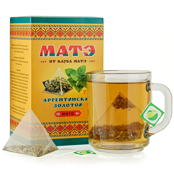 Чай мате в пакетиках со вкусом мелиссы, 75 гр - купить с доставкой по ...