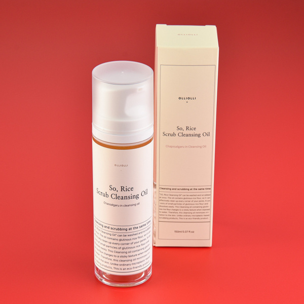 Корея OLLIOLLI/МЯГКИЙ РИСОВЫЙ СКРАБ ДЛЯ ЛИЦА, 150 мл.; So, rice scrub ...