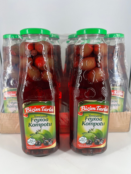 Компот из фейхоа с боярышником Bizim Tarla 12x1000мл - купить с ...