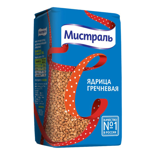 Гречка Мистраль ядрица 900 г - купить с доставкой по выгодным ценам в ...